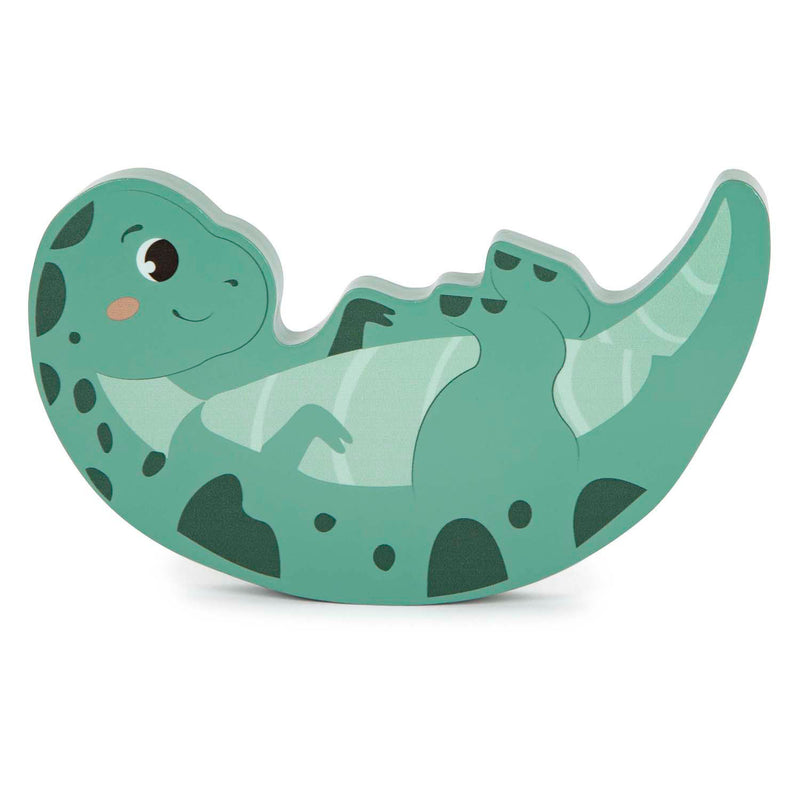 Afbeelding laden in galerijviewer, Small foot - houten balansspel dino, 14dlg.