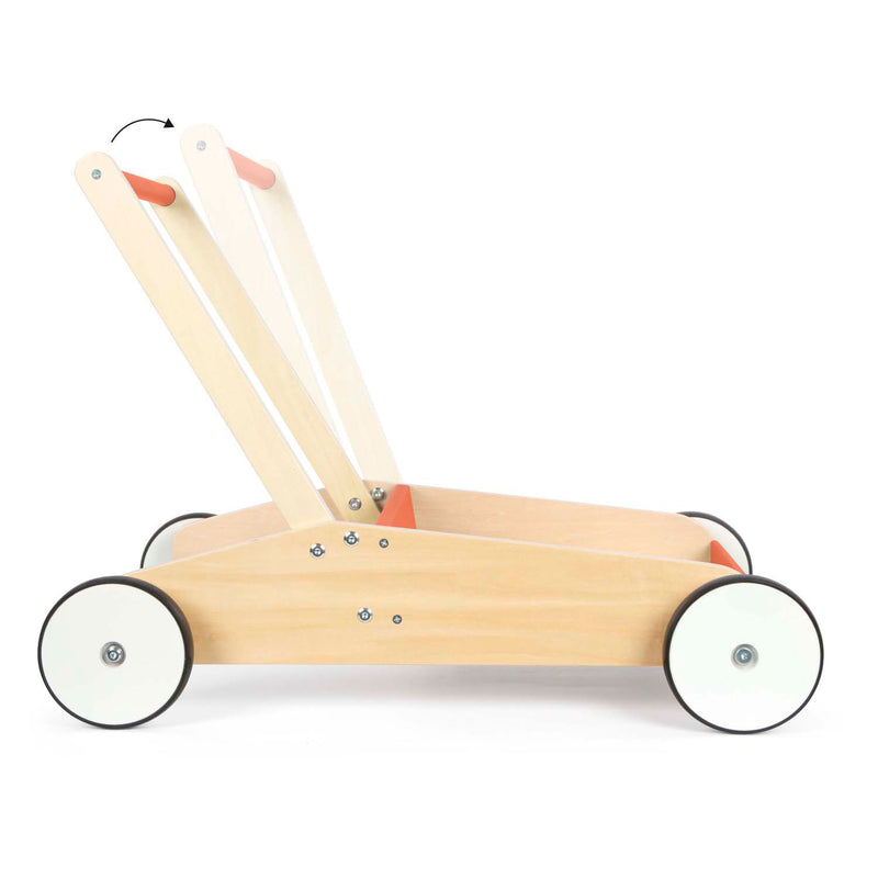 Afbeelding laden in galerijviewer, Small foot - houten loopwagen koper rood