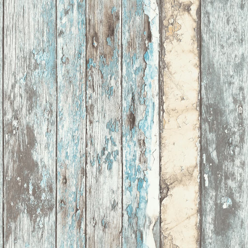 Load image into Gallery viewer, Dutch wallcoverings behang steigerhout blauw pe10012