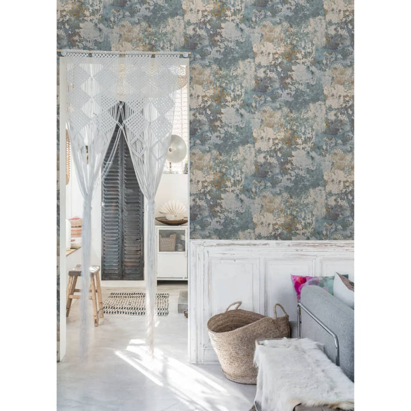 Load image into Gallery viewer, DUTCH WALLCOVERINGS DUTCH WALLCOVERINGS Behang betongrijs en groen