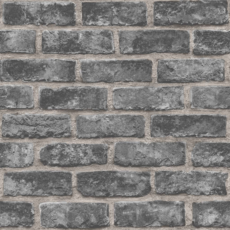 Load image into Gallery viewer, Dutch wallcoverings dutch wallcoverings behang bakstenen zwart