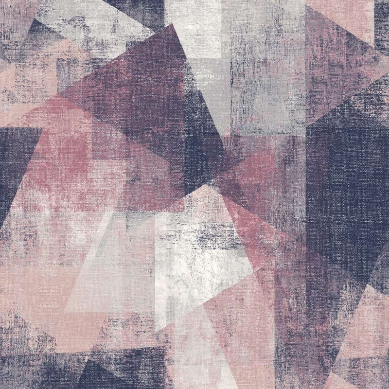 Load image into Gallery viewer, Dutch wallcoverings behang perspectieven roze en paars