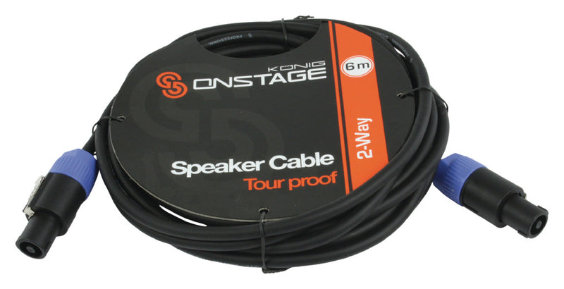 Load image into Gallery viewer, K ouml;nig onstage könig onstage cbss2-6 luidsprekerkabel 2 x 1,50 mm 6,00 m