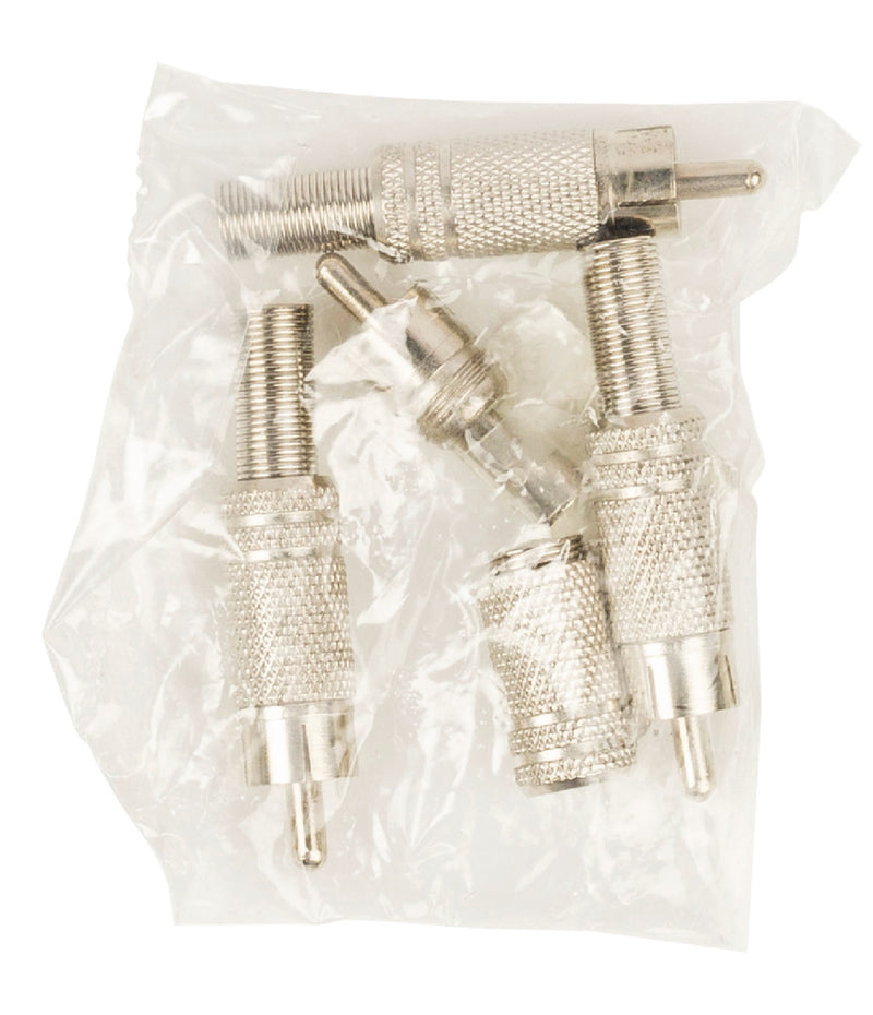 Load image into Gallery viewer, Valueline cc-010 rca plug + prt. metaal verguld rood