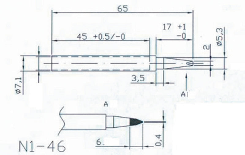 Load image into Gallery viewer, Hq solder tip4 vervangingstip voor solder20 30