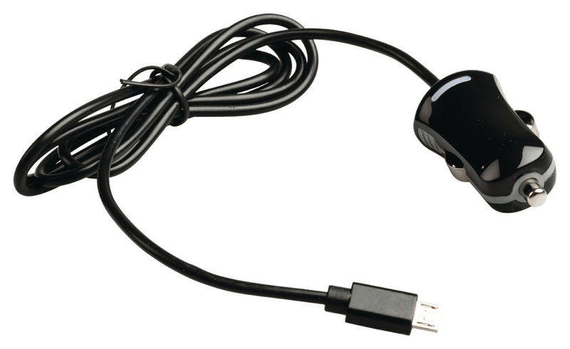 Load image into Gallery viewer, Valueline vlmb60890b10 micro-usb-autolader micro usb male - 12v autoaansluiting 1,00 m zwart 2.1a
