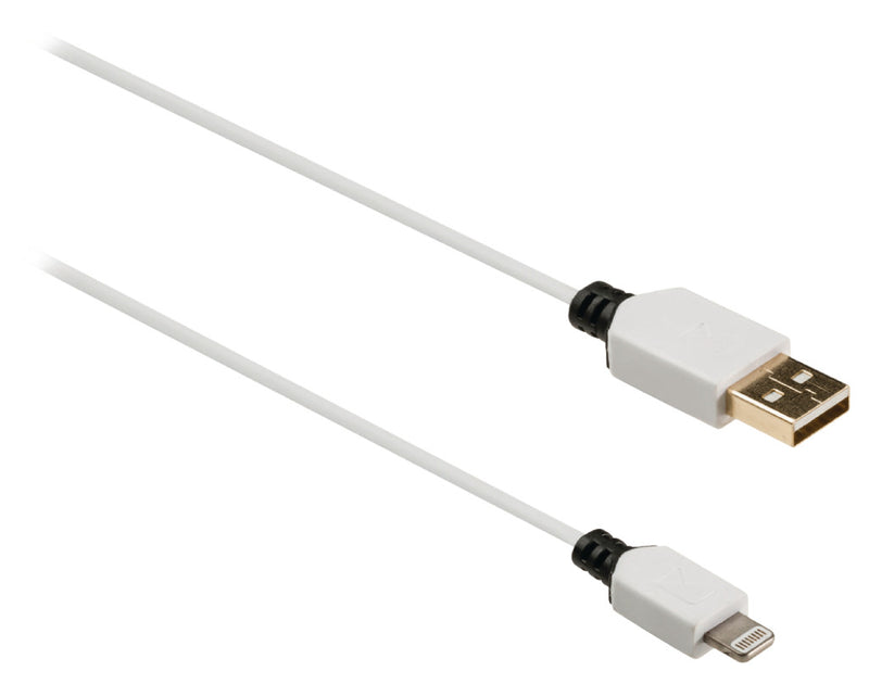 Load image into Gallery viewer, K ouml;nig knm39300w10 sync and charge kabel 8-pins lightning male - usb 2.0 a male 1,00 m wit