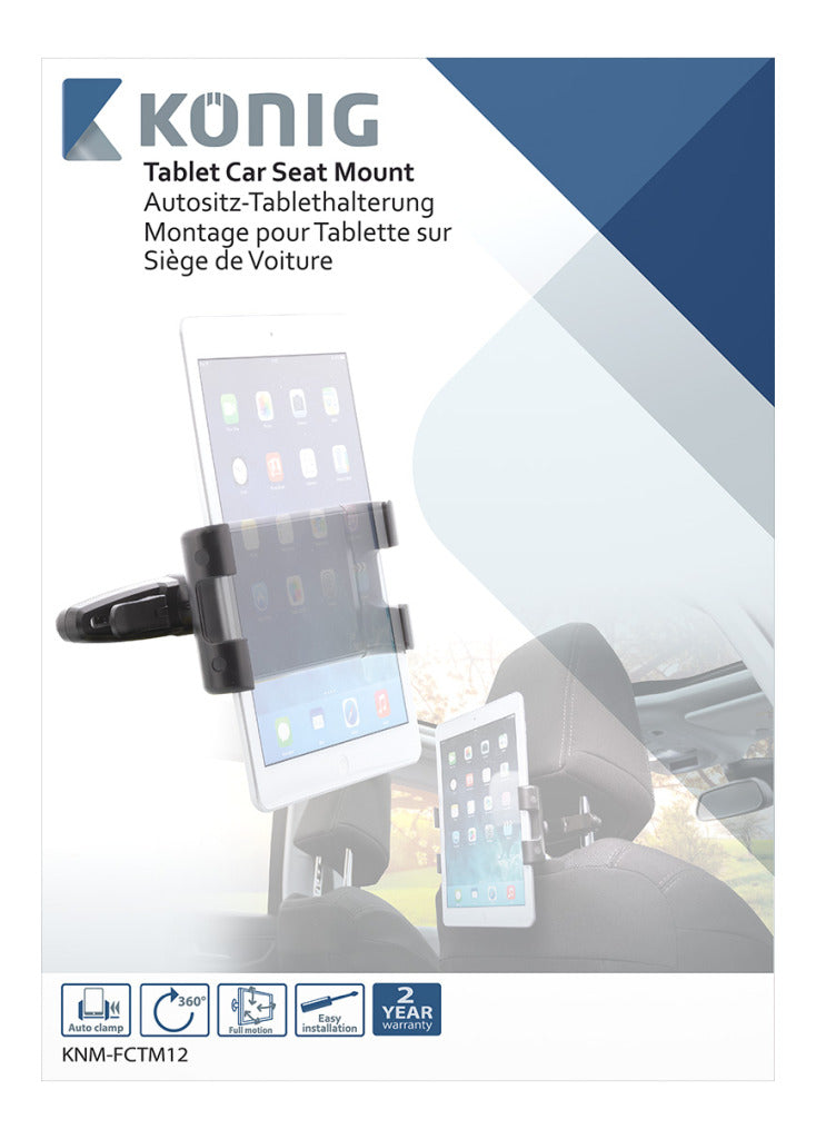 Load image into Gallery viewer, K ouml;nig knm-fctm12 tablet autohouder 360 deg; draai- en kantelbaar 0.7 kg