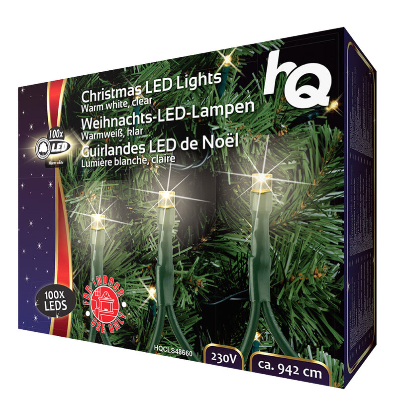 Laden Sie das Bild in Galerie -Viewer, HQ HQ HQCLS48660 Kerstverlichting 100 LEDs 3W 9,42M Warm Wit Binnen