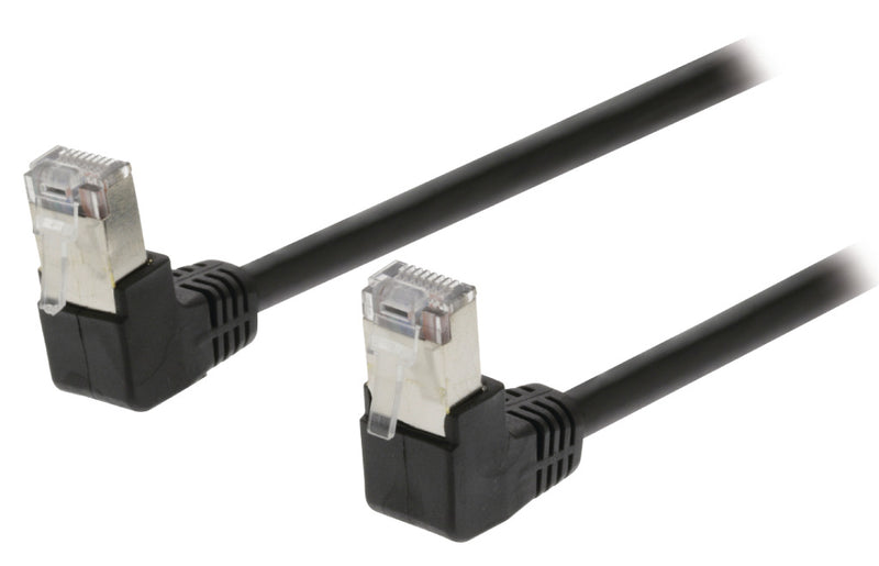 Load image into Gallery viewer, Valueline vlcp85127b100 cat5e sf utp netwerkkabel rj45 (8 8) male - rj45 (8 8) male 10.0 m zwart