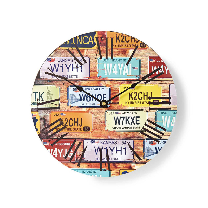 Load image into Gallery viewer, Nedis clwa007wd30lp ronde wandklok diameter 30 cm travel-thema