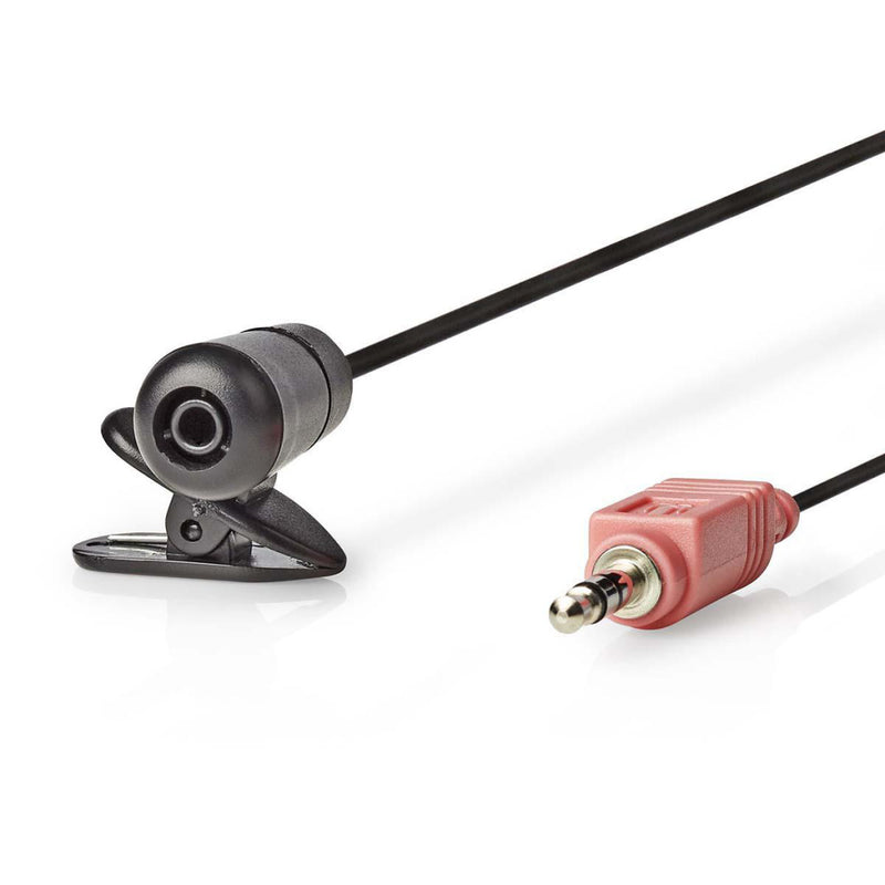Load image into Gallery viewer, Nedis miccj100bk bedrade microfoon clip-on 3,5 mm zwart