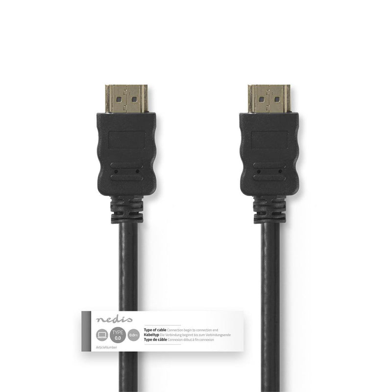 Load image into Gallery viewer, Nedis cvgt34000bk20 high speed hdmi-kabel met ethernet hdmi-connector - hdmi-connector 2,0 m zwart