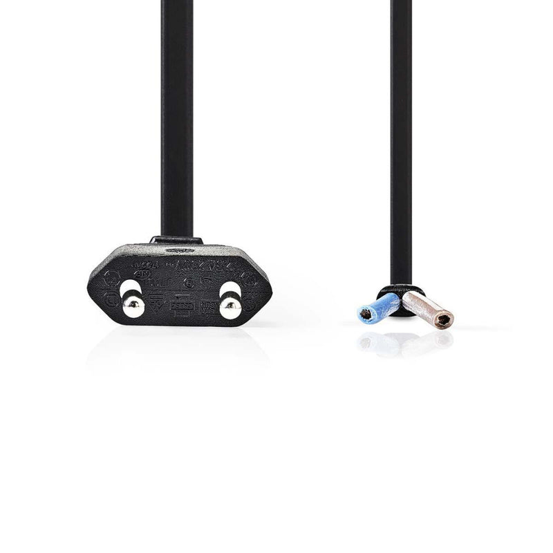 Load image into Gallery viewer, Nedis pcgp11700bk20 voedingskabel eurostekker - open kabeleinde 2,0 m zwart