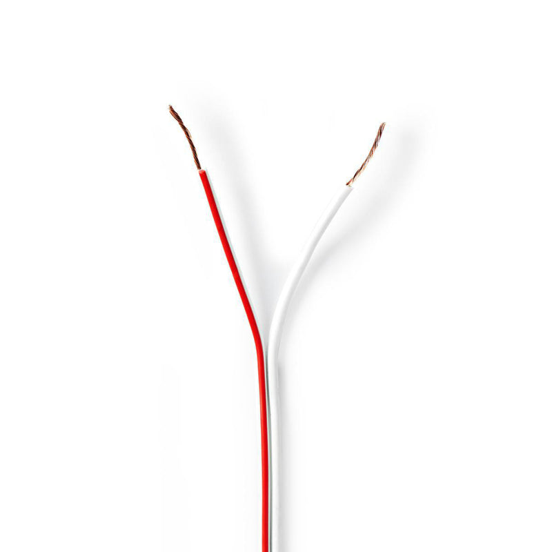 Load image into Gallery viewer, Nedis cagw0500wt1000 speaker-kabel 2x 0,50 mm2 100 m folieverpakking wit