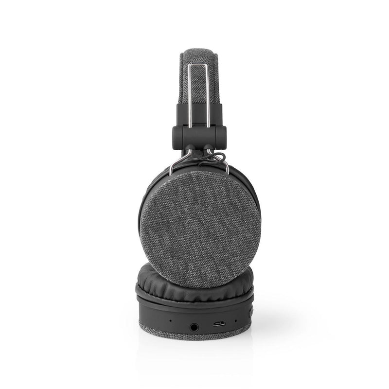 Load image into Gallery viewer, Nedis fshp250at bluetooth®-koptelefoon met geweven stof bekleed on-ear |18 uur afspeeltijd antraciet zwart