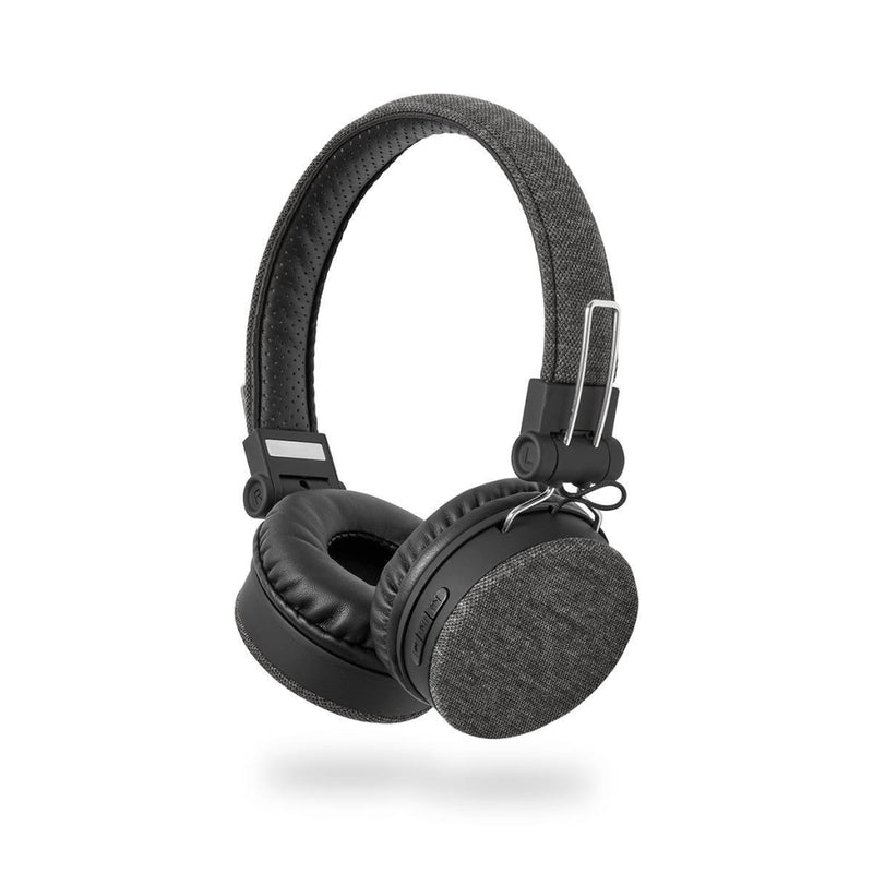 Load image into Gallery viewer, Nedis fshp250at bluetooth®-koptelefoon met geweven stof bekleed on-ear |18 uur afspeeltijd antraciet zwart