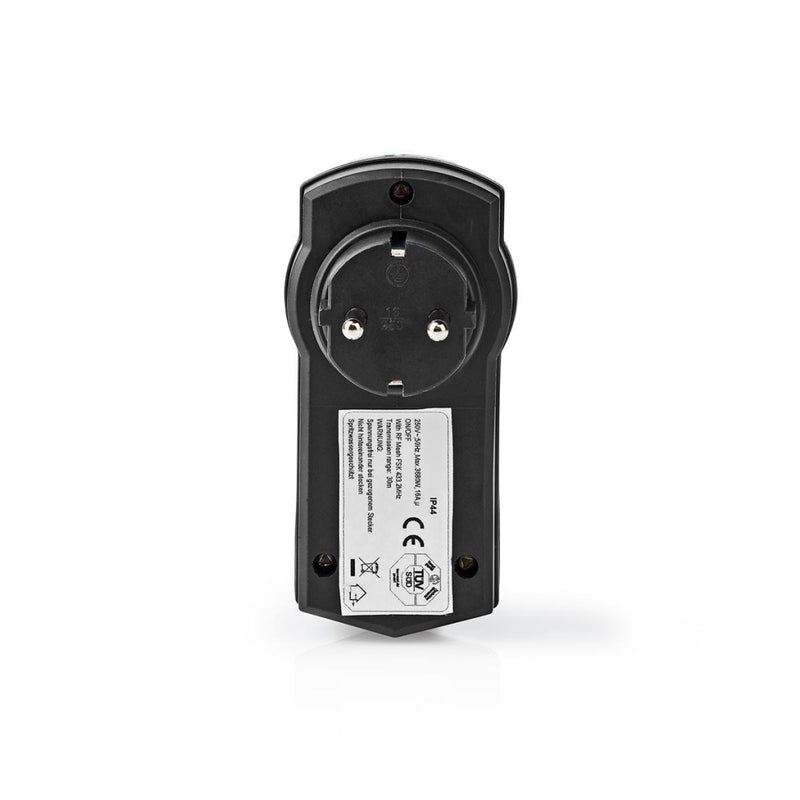 Load image into Gallery viewer, Nedis rfpom120fbk rf smart stekker outdoor ip44 aan uit rf mesh range extender schuko type f 3680 w