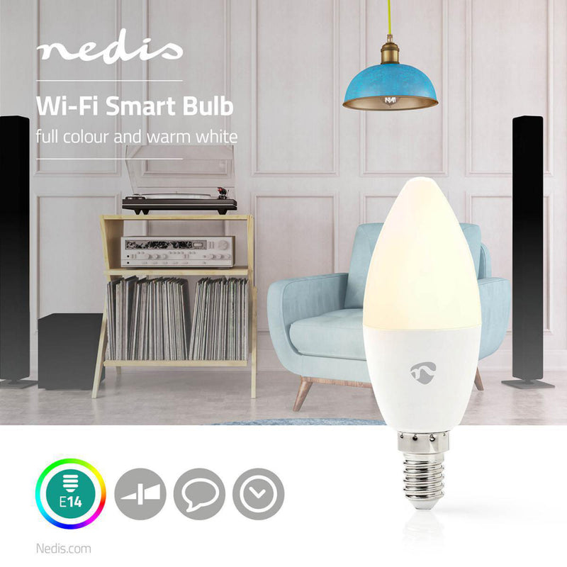 Load image into Gallery viewer, Nedis wifilc11wte14 wi-fi smart led-lamp full colour en warm-wit e14