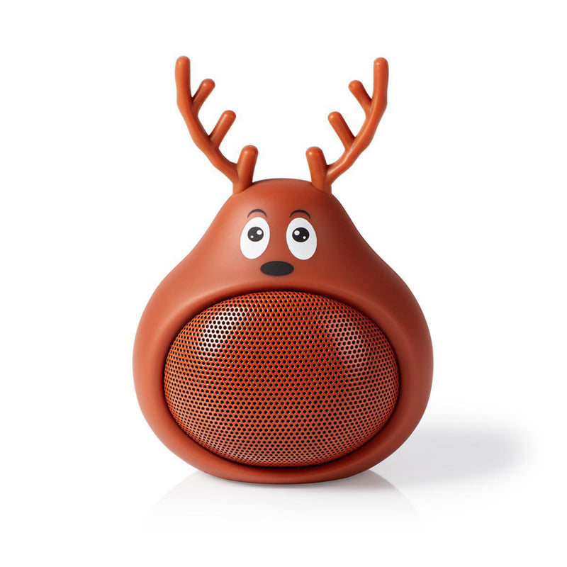 Load image into Gallery viewer, Nedis spbt4110bn animaticks bluetooth speaker 3 uur speeltijd handsfree bellen rudy reindeer