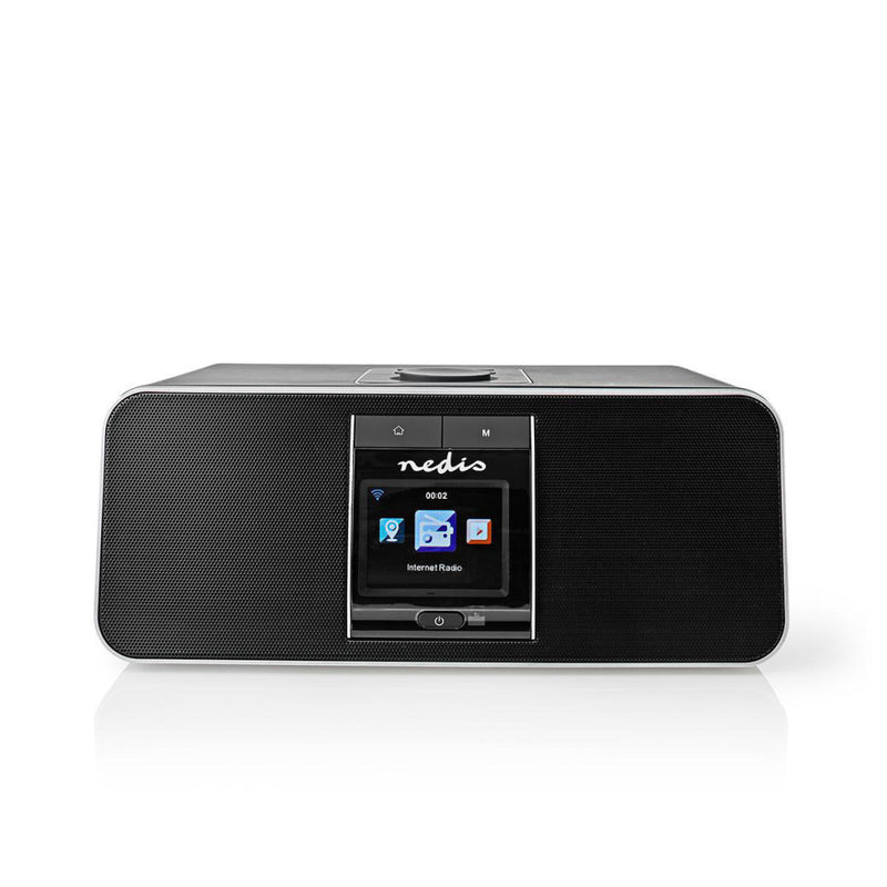 Load image into Gallery viewer, Nedis RDIN5005BK Internetradio 42 W Dab+ Fm Bluetooth® Afstandsbediening Zwart zilver