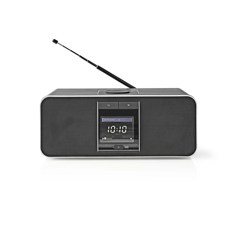 Load image into Gallery viewer, Nedis RDIN5005BK Internetradio 42 W Dab+ Fm Bluetooth® Afstandsbediening Zwart zilver