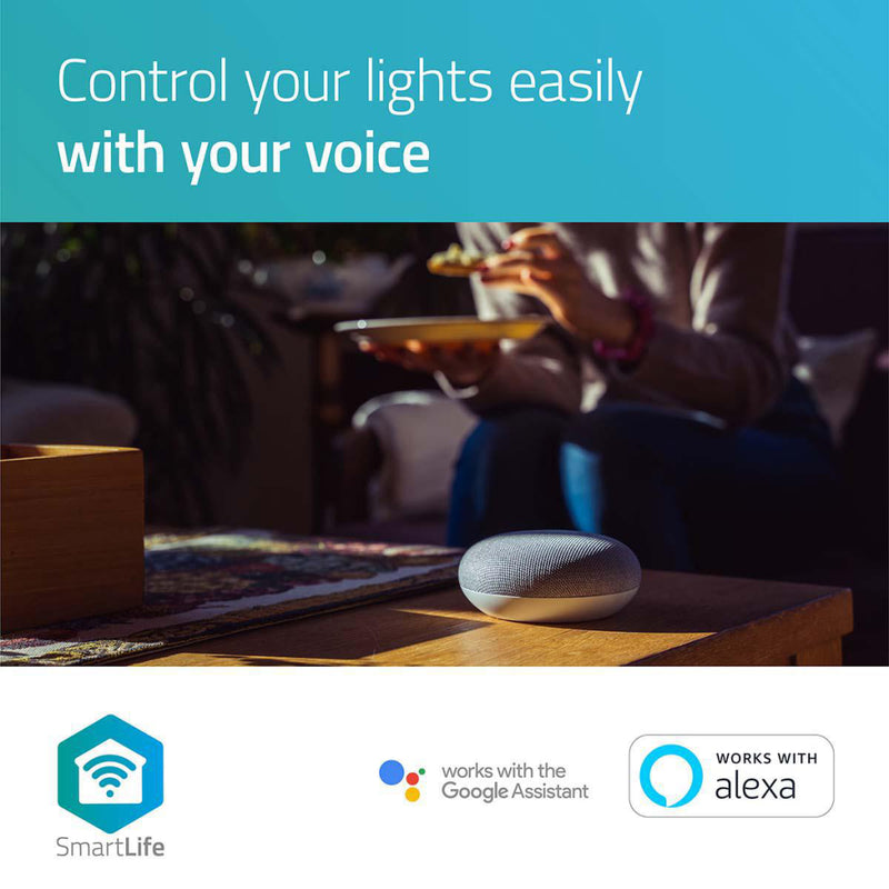 Load image into Gallery viewer, Nedis wifilw12wte27 smartlife led bulb wi-fi e27 800 lm 9 w warm wit 2700 k energieklasse: a+ android trade; ios diameter: 60 mm a60