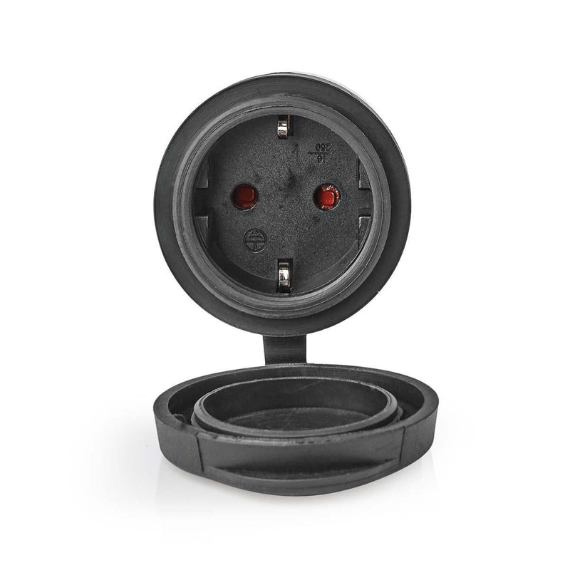 Load image into Gallery viewer, Nedis wifipo110fbk smartlife smart stekker wifi ip44 3680w zwart