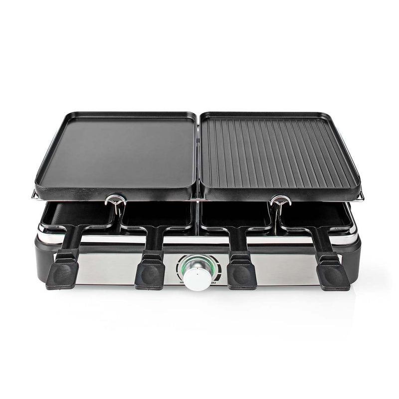Laden Sie das Bild in Galerie -Viewer, Nedis fcra300fbk8 raclette steen grill voor 8 personen