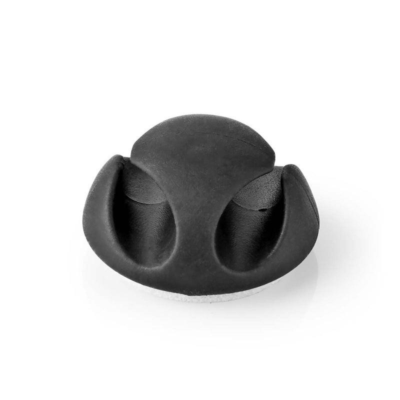 Load image into Gallery viewer, Nedis cmgc20026bk kabelmanagement kabelclip click go 6 stuks aantal slots: 2 sleuven maximale kabeldikte: 5.3 mm tpe zwart