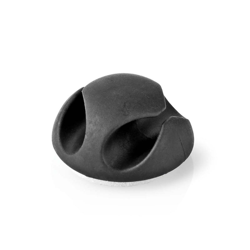 Load image into Gallery viewer, Nedis cmgc20026bk kabelmanagement kabelclip click go 6 stuks aantal slots: 2 sleuven maximale kabeldikte: 5.3 mm tpe zwart