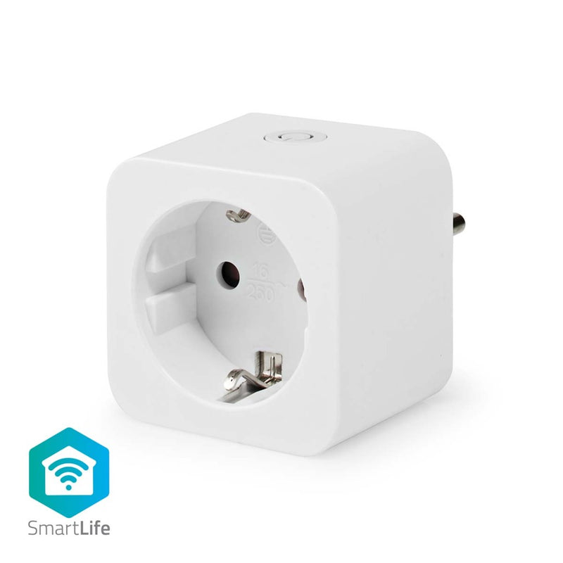 Load image into Gallery viewer, Nedis wifip131fwt smartlife smart stekker wi-fi 1 stuks 3680 w type f (cee 7 3) -10 - 45 °c android ios wit