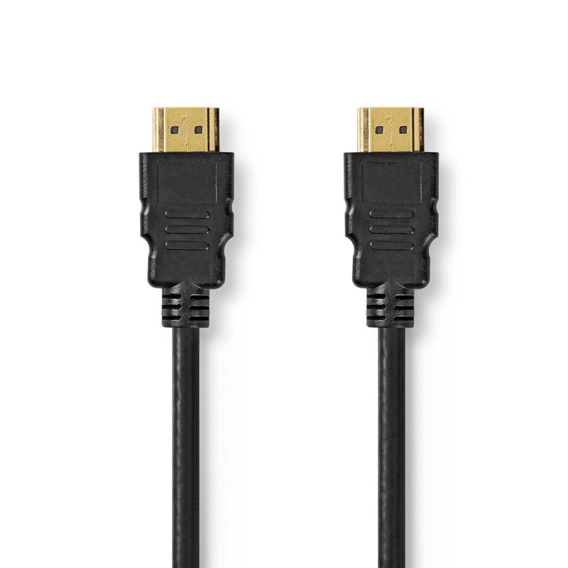Load image into Gallery viewer, Nedis cvgp35000bk50 hdmi trade; kabel hdmi trade; connector hdmi trade; connector 8k@60hz earc verguld 5.00 m pvc zwart polybag