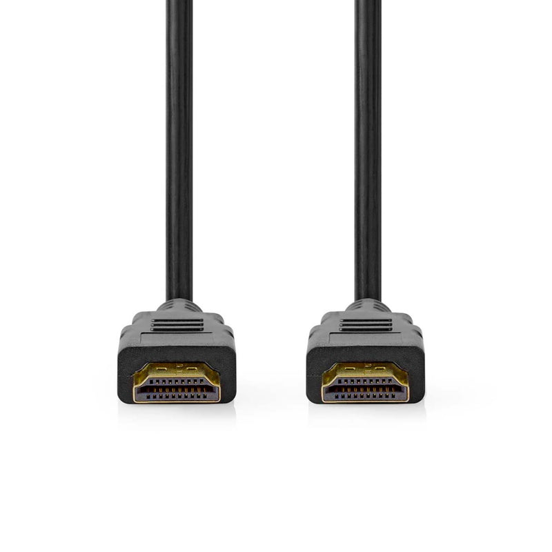 Load image into Gallery viewer, Nedis cvgp35000bk50 hdmi trade; kabel hdmi trade; connector hdmi trade; connector 8k@60hz earc verguld 5.00 m pvc zwart polybag