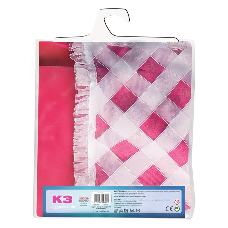 Load image into Gallery viewer, K3 verkleedjurk - 3 biggetjes - 6-8 jaar - verkleedkleding