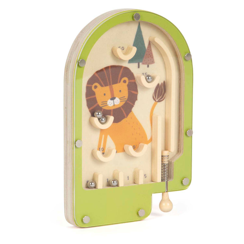 Afbeelding laden in galerijviewer, Small foot - houten mini flipperspel leeuw