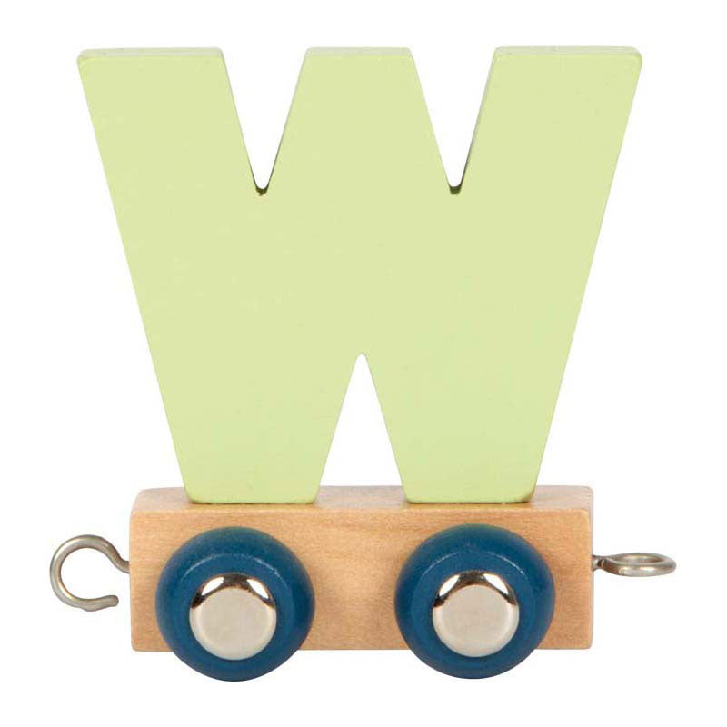 Load image into Gallery viewer, Small foot - houten lettertrein polar - w