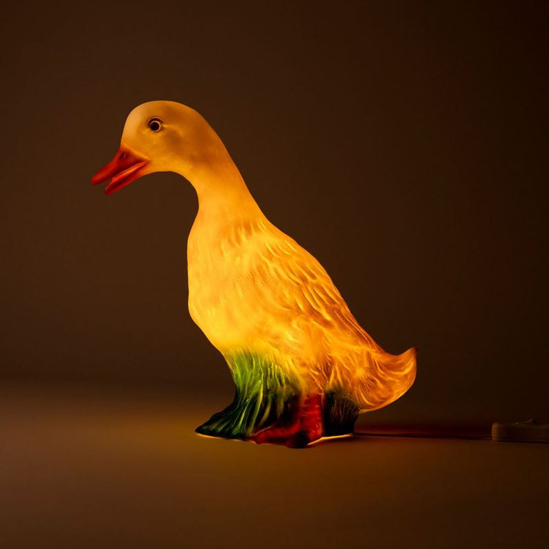 ギャラリービューアに画像をロードする, Egmont lamp eend staand wit 29 cm.