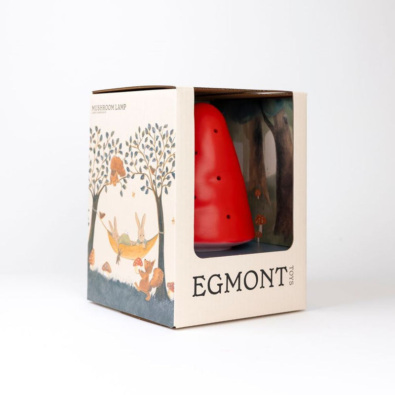 Afbeelding laden in galerijviewer, Egmont lamp paddenstoel rood + dimmer.
