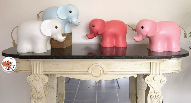 Chargez l'image dans la visionneuse de la galerie, Egmont lamp olifant lichtblauw 22x32x16