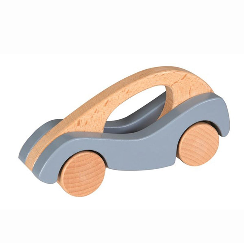 Afbeelding laden in galerijviewer, Houten racewagen. 1+ 18 x 9 x 4,5 cm