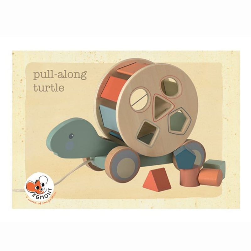 Chargez l'image dans la visionneuse de la galerie, Egmont houten trekfiguur schildpad met b