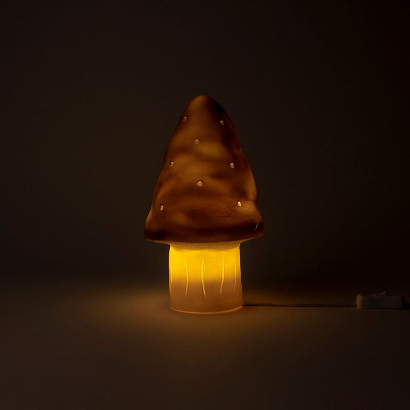 Afbeelding laden in galerijviewer, Egmont lamp paddenstoel chocolade + dimm