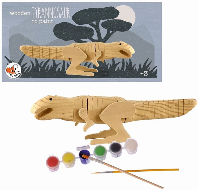 ギャラリービューアに画像をロードする, Egmont houten tyranosaurus om te verven.