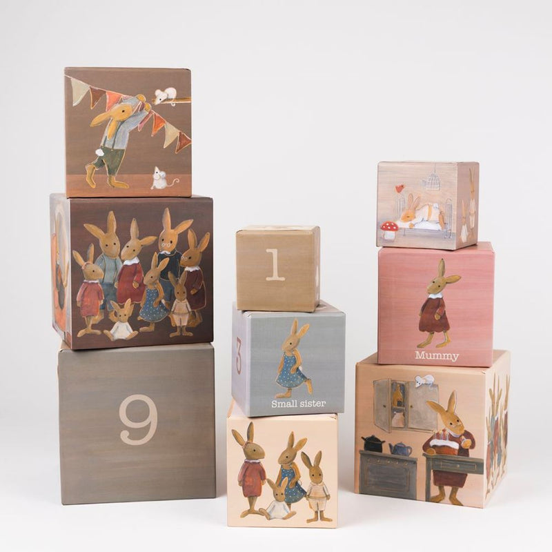 ギャラリービューアに画像をロードする, 1.2.3 rabbit familie stapelpiramide