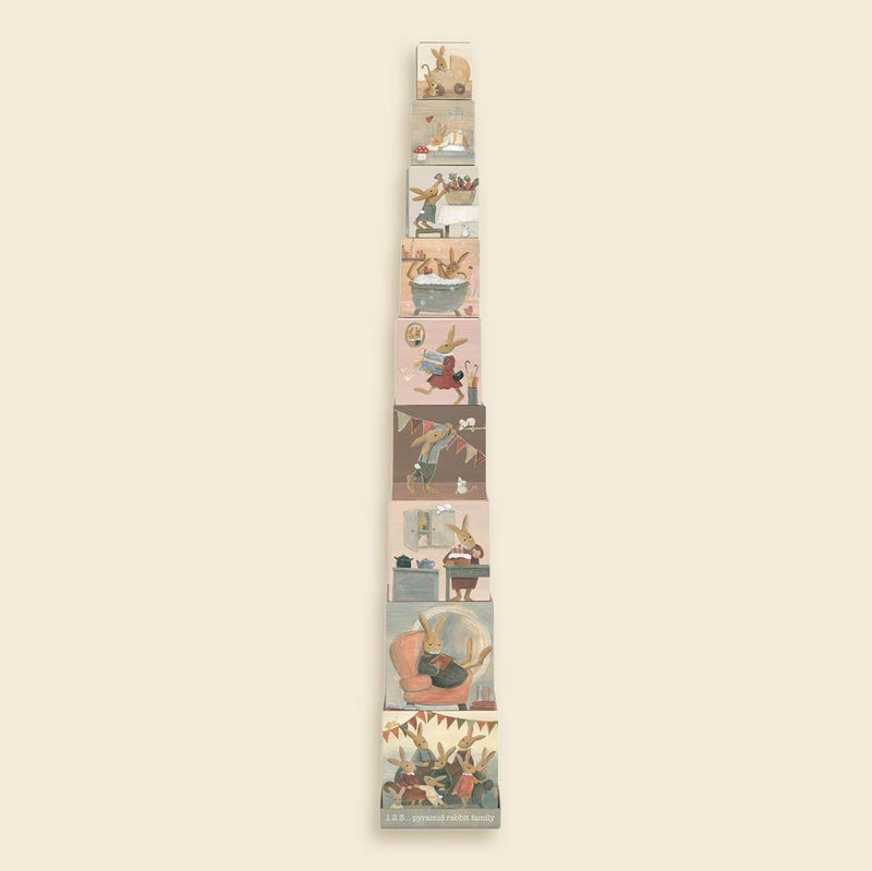 ギャラリービューアに画像をロードする, 1.2.3 rabbit familie stapelpiramide