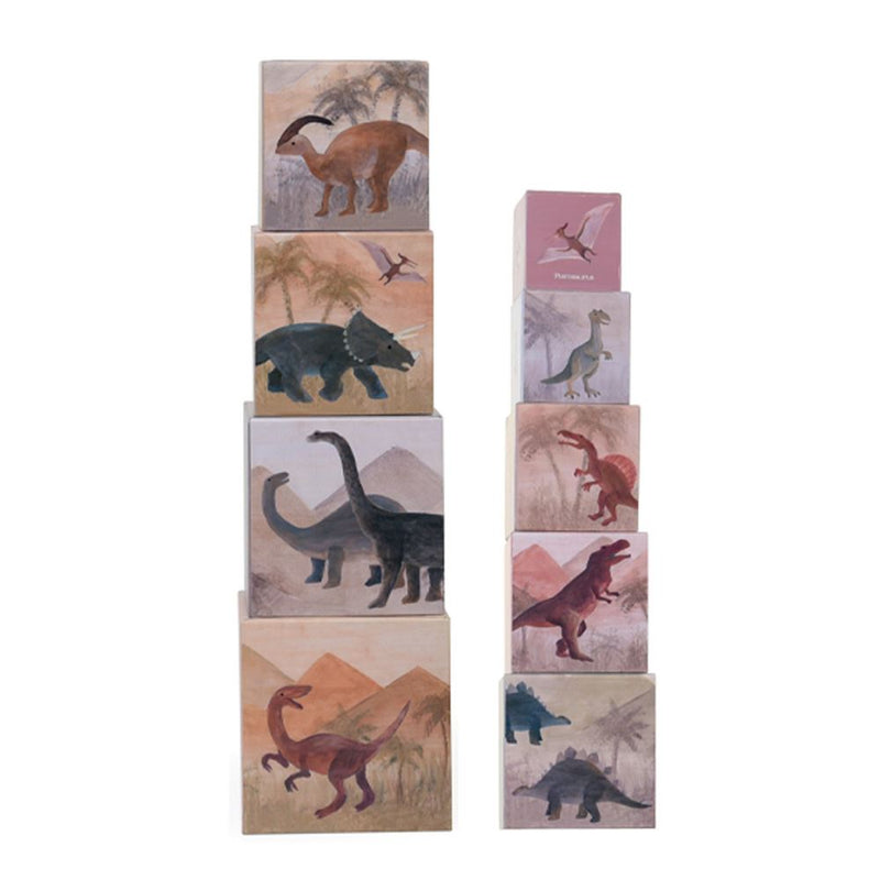 Chargez l'image dans la visionneuse de la galerie, 1.2.3 dinosaurusstapelpiramide. fsc kart