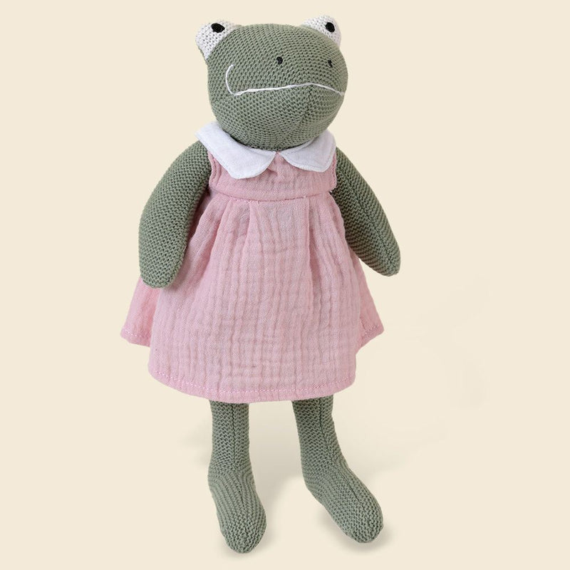 Afbeelding laden in galerijviewer, Egmont knuffel paulette de kikker. 30 cm