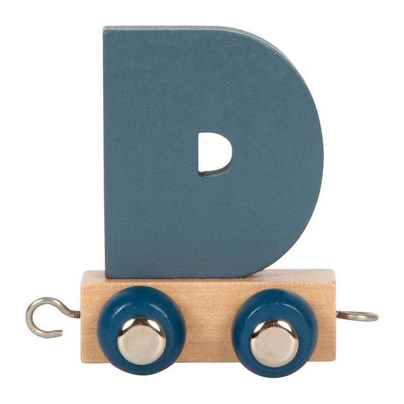 Load image into Gallery viewer, Small foot - houten lettertrein polar - d
