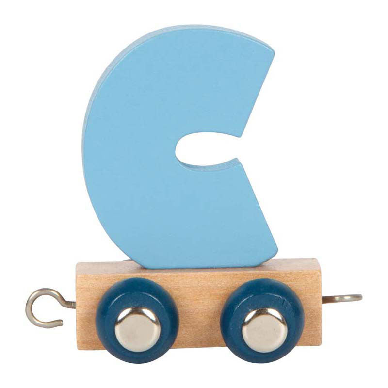 Load image into Gallery viewer, Small foot - houten lettertrein polar - c
